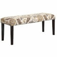 thumbnail image 1 of Splendid Upholstered Dining Bench with Nail head Trim, Brown, 1 of 1