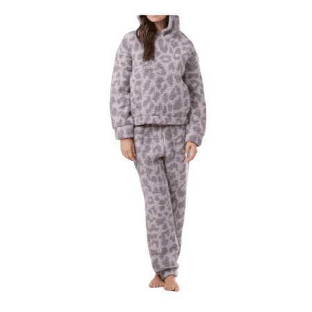 Splendid Women's 2-Pc. Printed Hooded Jogger Pajamas Set, Large