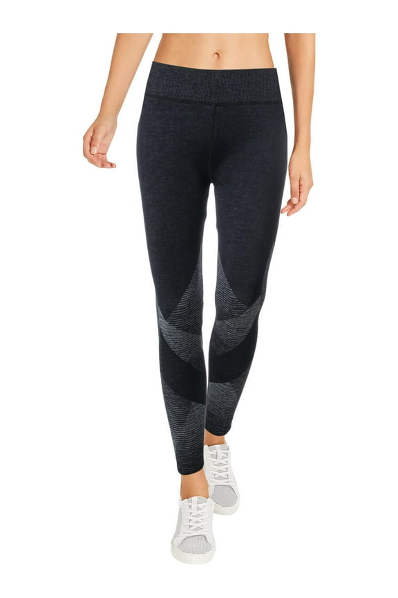 Women's Heathered Colorblock Quick Dry Activewear Fitness Leggings