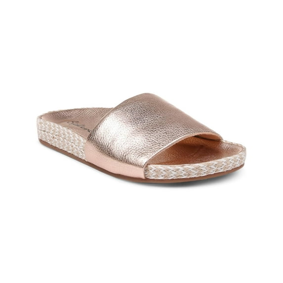 Splendid Womens Sanford Metallic Slip On Flip-Flops