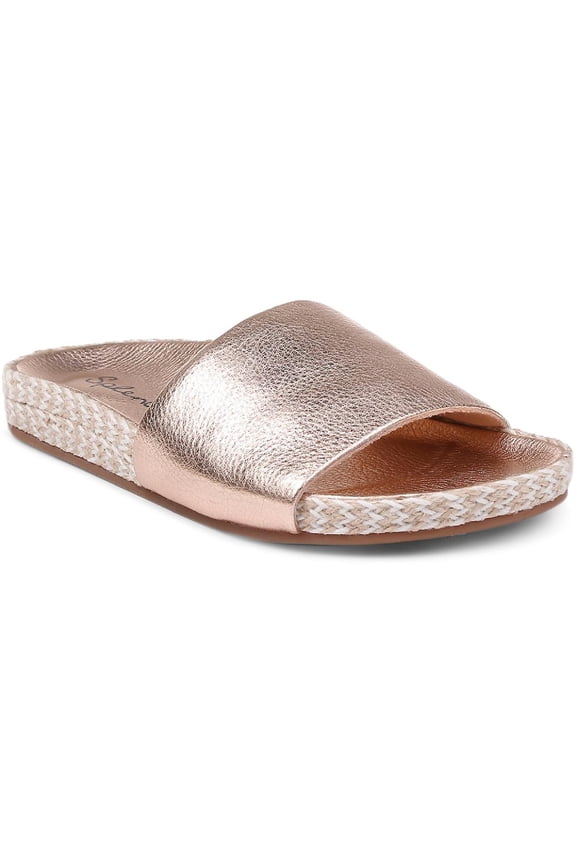 Womens Sanford Metallic Slip On Flip-Flops