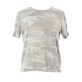 thumbnail image 1 of Splendid Women's Short Sleeve T-Shirt (Grey Camo, Large), 1 of 2