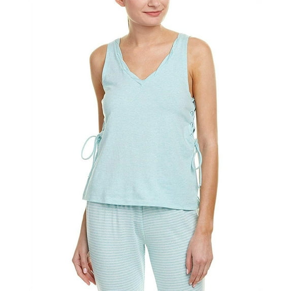 Splendid Women's Sleeveless Sleep Pajama Tank Top Aqua Small