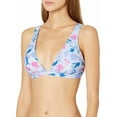 thumbnail image 1 of Splendid Women's Standard Bikini Floral Blue/Purple Size Small, 1 of 4