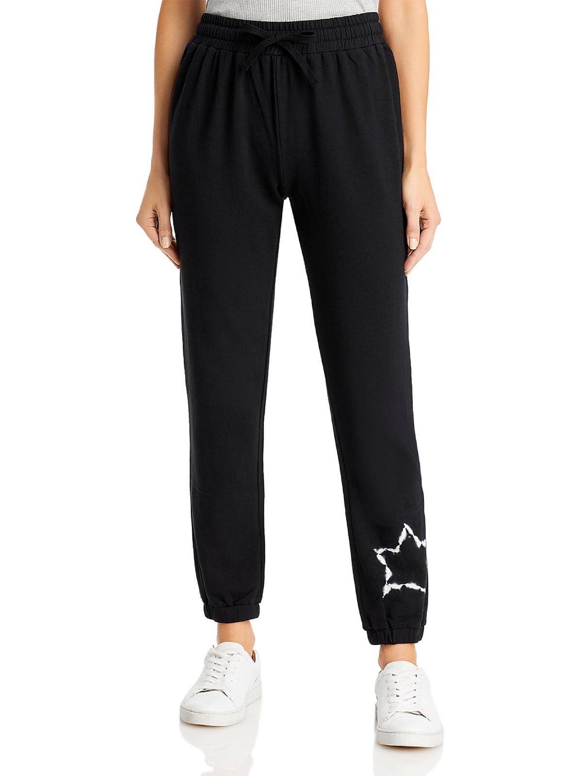 Splendid Women's Norwood Fleece Sweatpants - Drawstring Waist, Banded Ankles, Relaxed Fit
