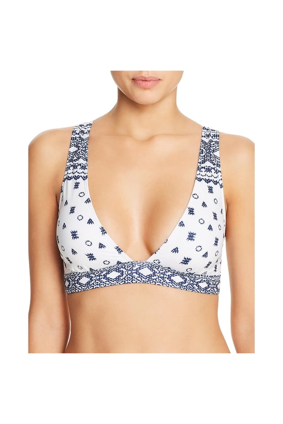 Womens Printed Beach Swim Top Separates