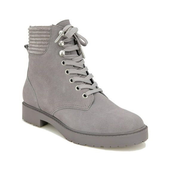 Splendid Womens Sadie Suede Almond Toe Combat & Lace-up Boots