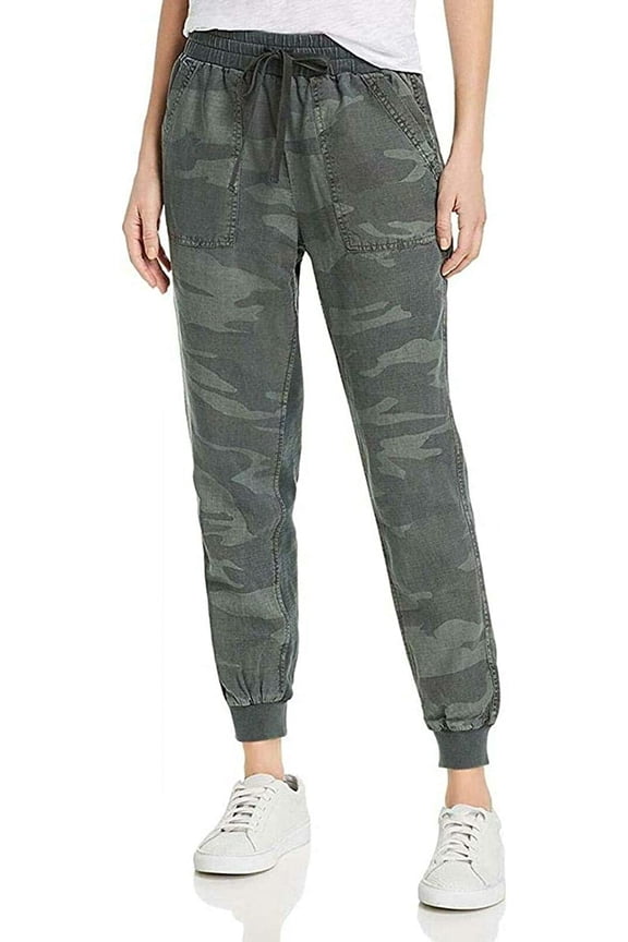 Womens Woven Soft And lightweight Jogger Pants