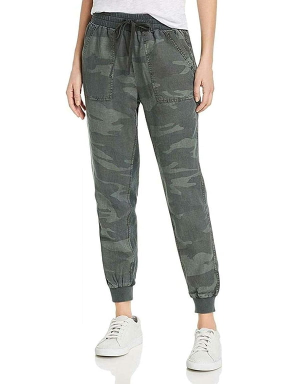 Womens Woven Soft And lightweight Jogger Pants
