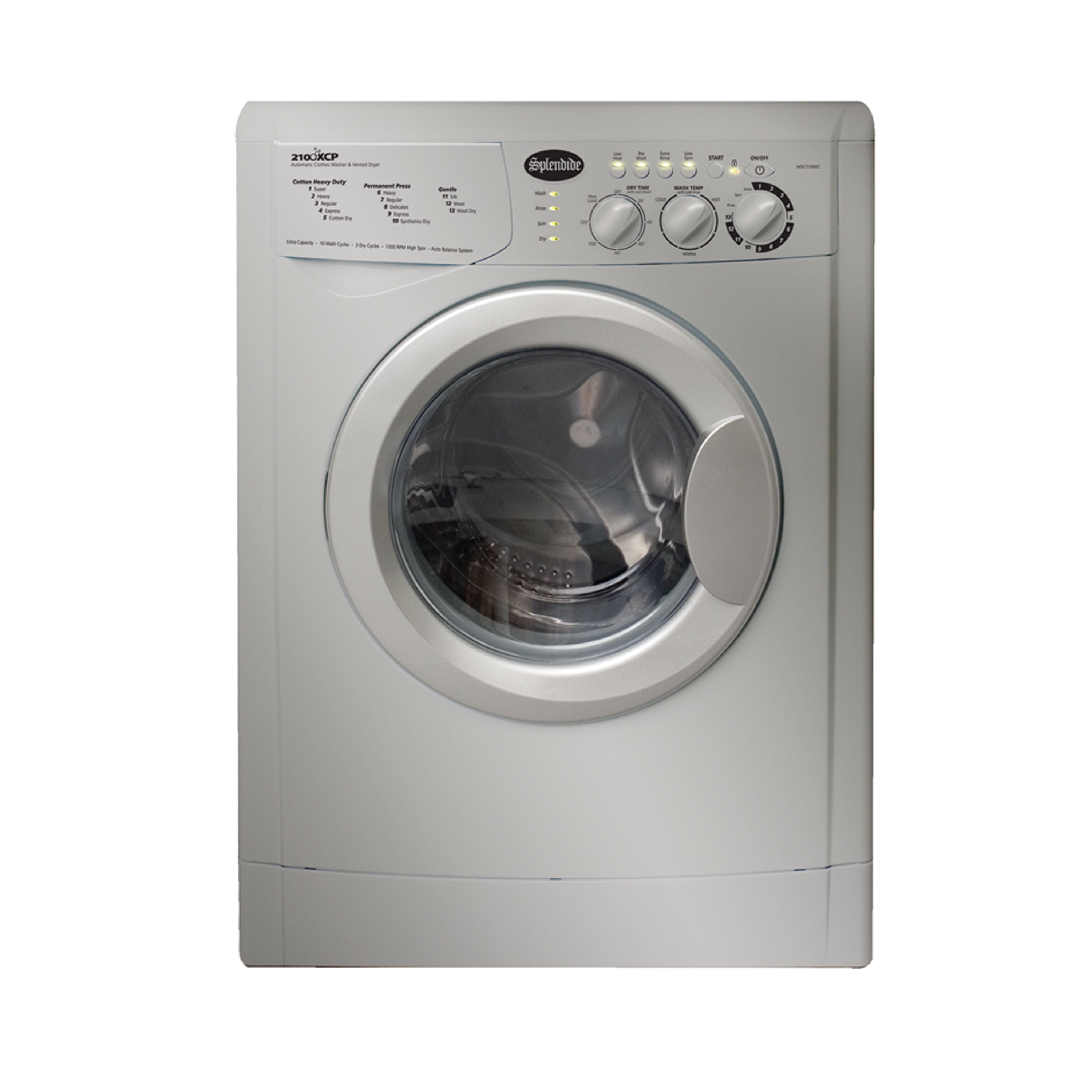 Splendide WDC7100XC Washer-Dryer Combo - Ventless, Platinum