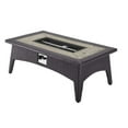 thumbnail image 1 of Modway Splendor 43.5" Rectangle Outdoor Patio Fire Pit Table in Espresso, 1 of 6