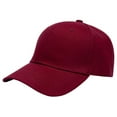 thumbnail image 1 of Splice Hat Adjustable Washed Hole Casual Unisex Denim Cap Baseball Visors, 1 of 4