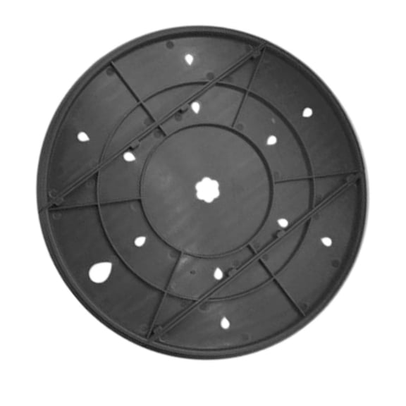 Spliced Plastic Flowerpot Drainage Liner Insert for Tapered Planters Set-blacklarge