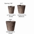 thumbnail image 1 of Spliced Solid Wood Planter Round, 1 of 10