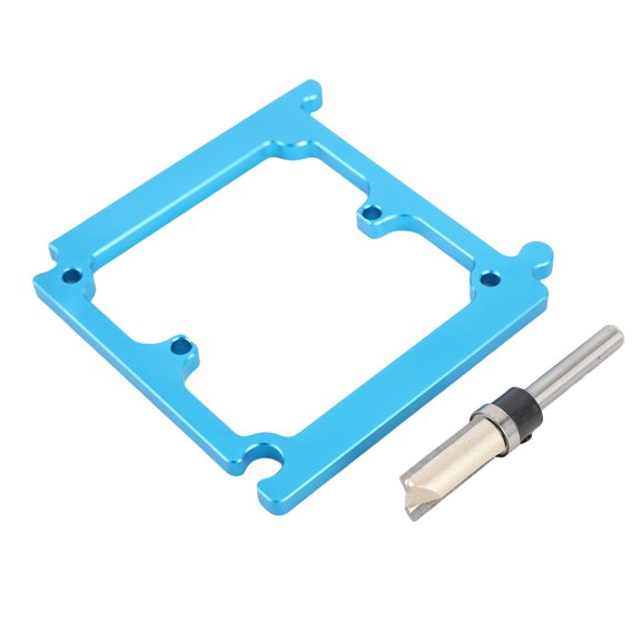 Splicing Socket Slotting Guide and Wire Box Template with Milling Cutter, 5.91 in / 15.0 cm