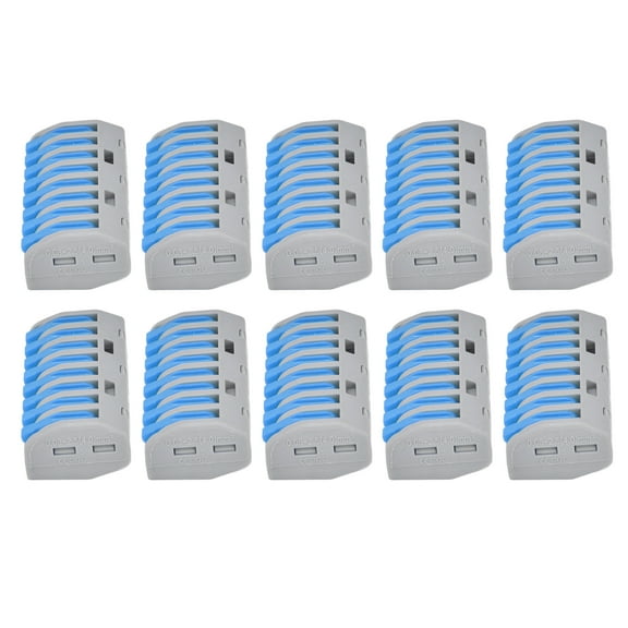 Splicing Terminal, 9-11mm Wiring Length Wire Conductor Connector 10Pcs For Connection Blue