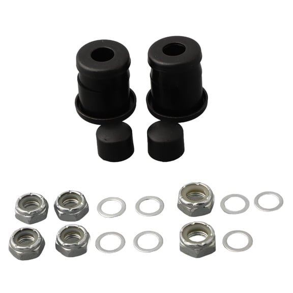 Splihome 1 Set Skateboard Bushing Gasket Pu 3.25 Inch Longboard Shock Absorber Truck Rebuild-Kit Universal Hoverboard Outdoor Skateboard，Black