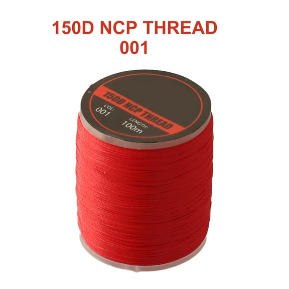 Splihome 100M Fishing Rod Guide Winding Thread Fly Tying 150D Multicolor Diy Binding Thread for Luminous Sea Fishing Accessories Tackle,Ncp 001