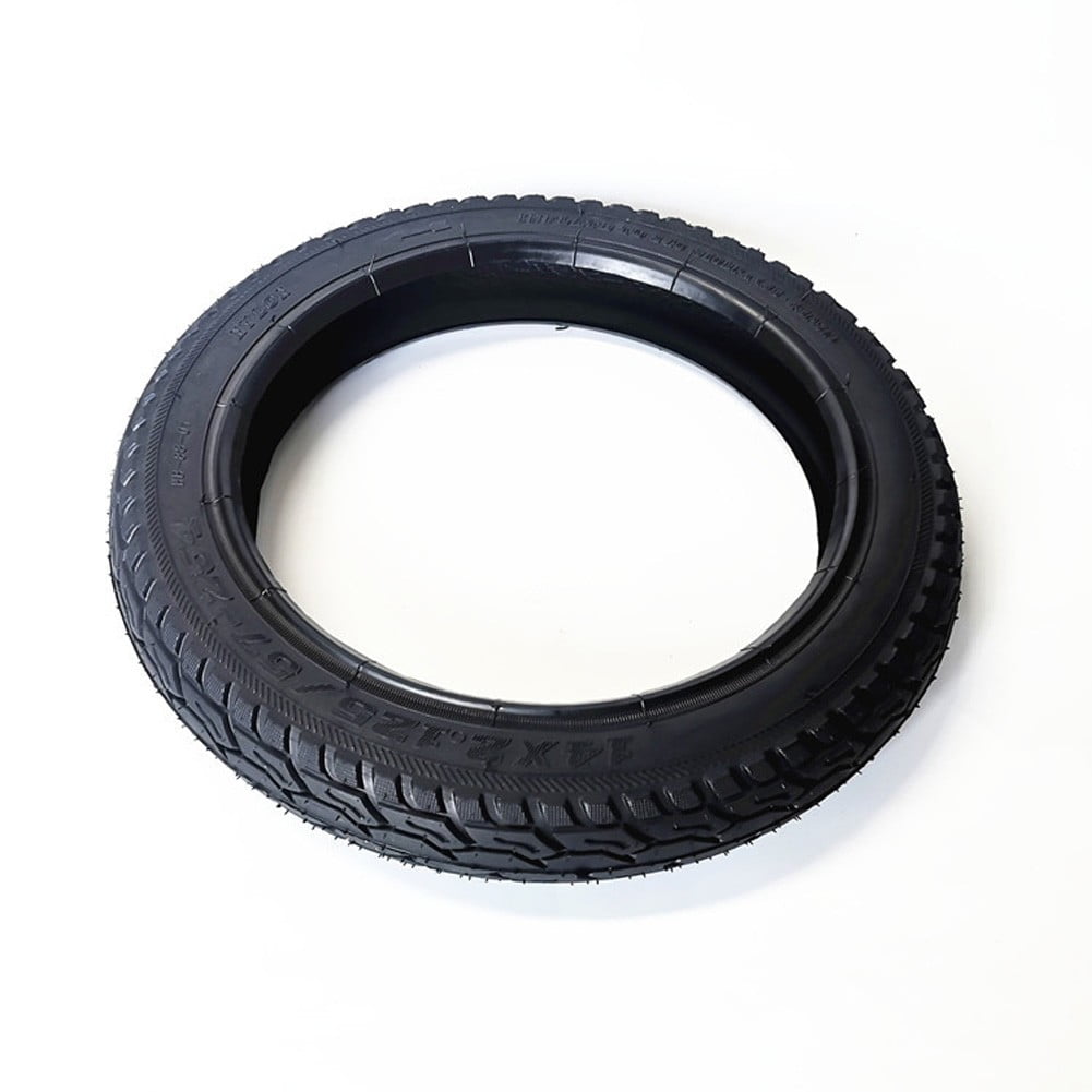 Splihome 14X2.125" Bike Straight/Bent Type Valve Tyres Bicycle Rubber