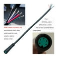 thumbnail image 1 of Splihome 20Cm M6 2/3/4/5/6 Pin Male Female Julet Electric Bike Display Connector Cable Waterproof Scooter Brake Cable Pluger Signal Line，5 Pin Female, 1 of 10