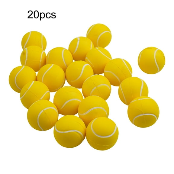 Splihome 20Pcs Foam Ball Soft Foam Sponge Tennis Balls Baseball Balls for Kids and Adults 4Cm Venting and Decompression Elastic Ball Chil，Tennis