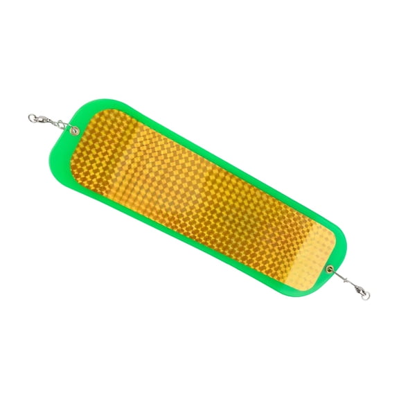 Splihome 28Cm Flasher Board Fishing Flasher Diving Board Reflective Board,Green 11in 28cm