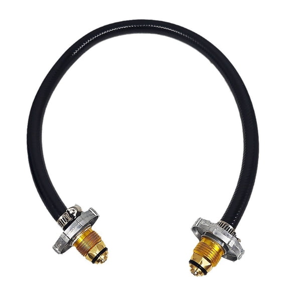 Splihome 2FT Propane Cylinder Tank Refill Adapter Bridge Hose for mping Stove Gas Tank
