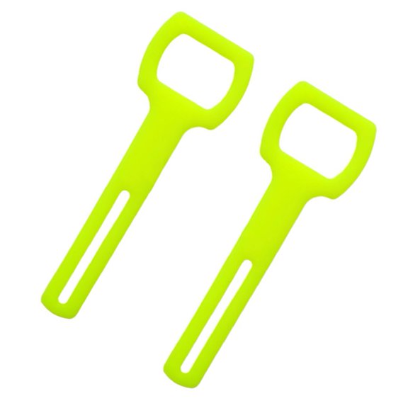 Splihome 2X Scuba Diving Silicone Rubber Regulator Scuba Octopus Holder Straps Soft Scuba Diving Silicone Rubber Regulator，green