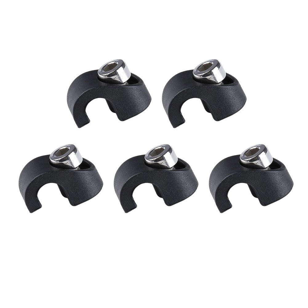 Pilipane Fahrradkabelclip 2er Set – Aluminiumlegierung, Schwarz, Für Brems- & Schaltzüge