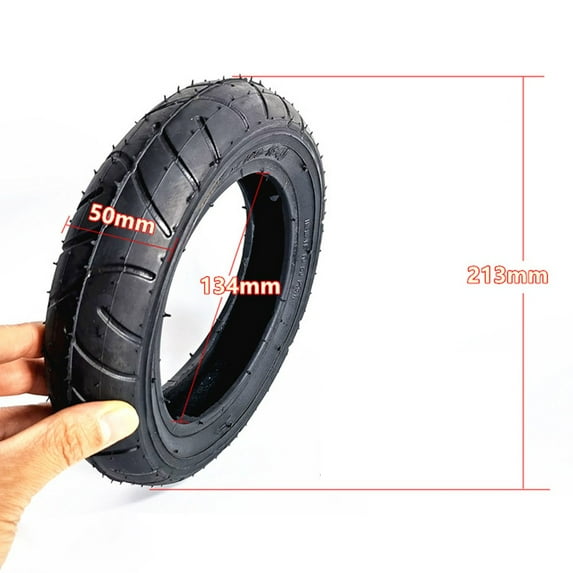 Splihome 8 1/2X2 (50-134) Tyre&inner Tube Fits Baby Carriage Wheelbarrow Electric Scooter Vacuum inflated Tires Replacement Spare Tire,Tyre