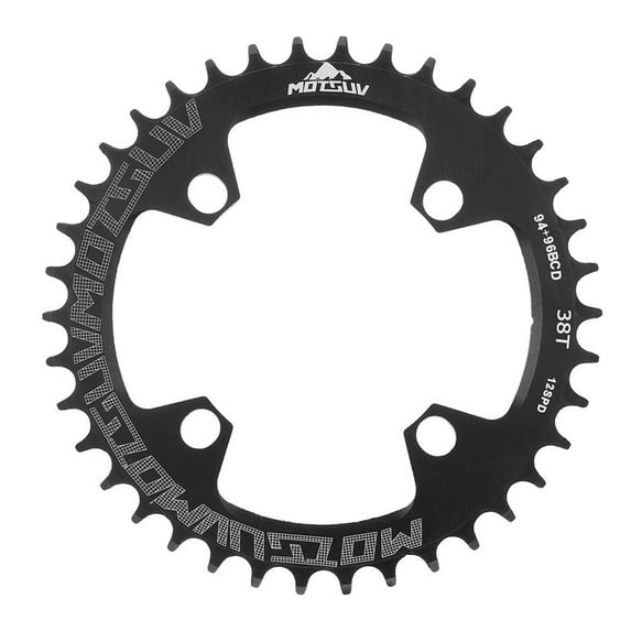 Splihome Bicycle 94/96Bcd Positive Negative Teeth Single Speed 32T34T36T38T Tooth Disc Black