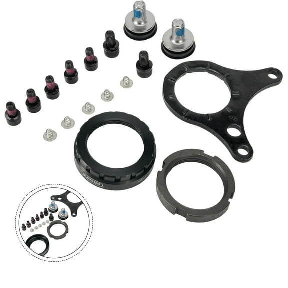 Splihome Bike Motor Mounting Kit for Bafangbbshd Midmotor Bb68 120Mm Electric Bicycle Fixed Gear Bicycle Folding Bike
