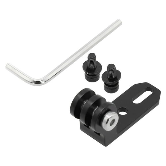 Splihome Camera Holder Number Plate Moun Accessories Easy Installation with Bolt Parts Saddles for Gopro Aluminum Alloy