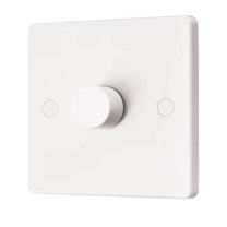 Leviton 600W Light Almond Toggle Slide Universal Dimmer Switch ...