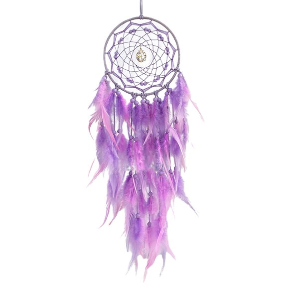 Splihome Dream Catchers Large Dream Catchers For Wall Hanging Bedroom Art Ornament Craft purple