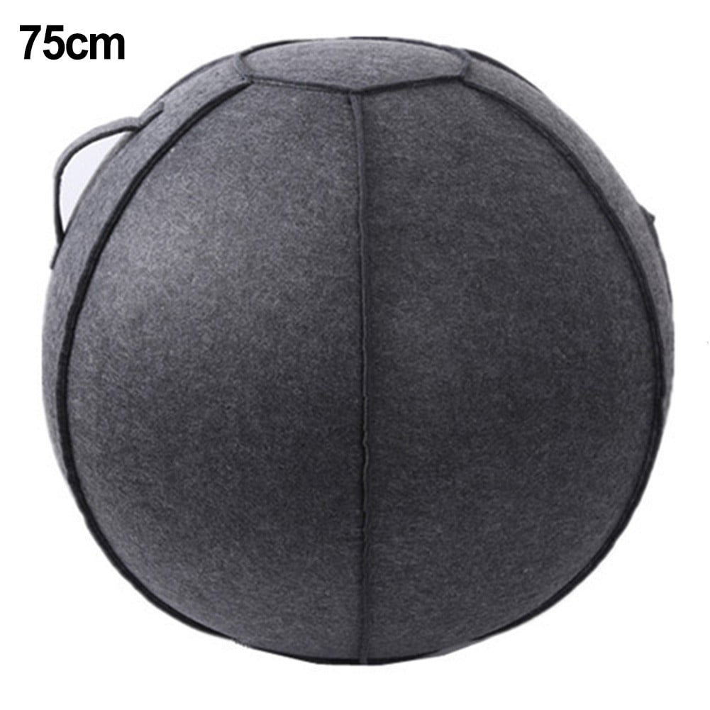 Splihome Felt Yoga Ball Cover Exercise Ball Cover 55Cm 65Cm 75Cm Foldable，75Cm