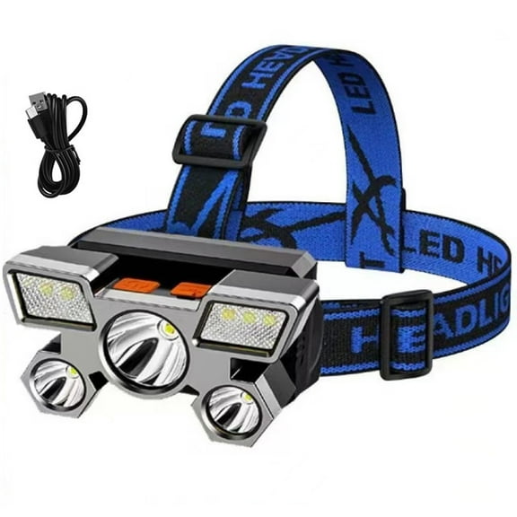 Splihome Head Flashlight Led Headlamp Headlights Front Lanterns for Camping Lighting