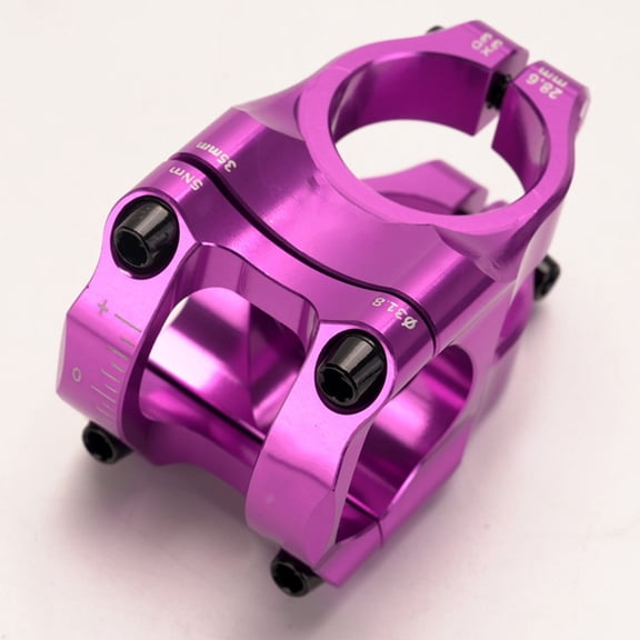 Splihome Lightweight Bike Stem 31 8X35Mm for Downhill Cycling Aluminum Alloy Design,purple