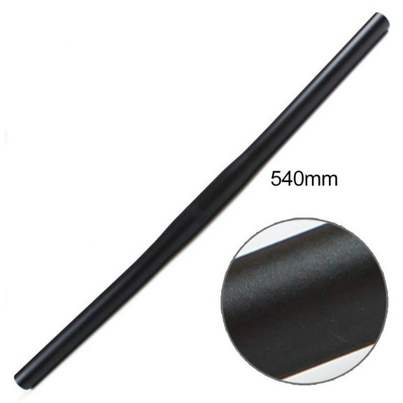 Splihome New Bike Handlebar Filmless Labeling Easy installation Folding Mountain Bike Frosted Bicycle Handlebar Aluminum Handlebars Black