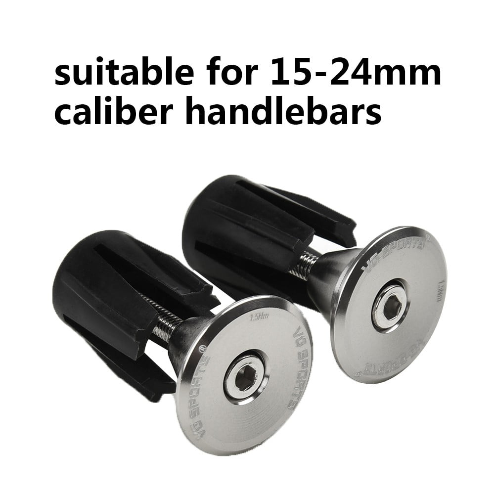 Splihome Road Bike Handlebars Grip Ends Cap Racing Handle Bar Road Bike ...