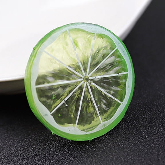 Splihome Simulated Fruit Slices Small Fruit Slices Lemon Slices Simulated Fruits 4