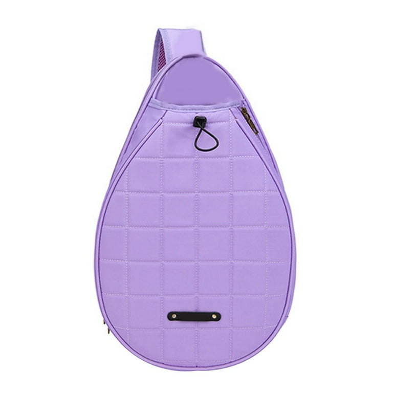 Splihome Tennis Racket Crossbody Bag Shoulder Bags For Tennis Badminton Pickleball Racket purple Walmart
