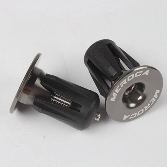 Splihome Tool Handlebar End Plug Bike Accessories Aluminum Alloy Bicycle Grips Kit Bar M4*34Mm High Quality Hot Useful Brand New,Titanium Color