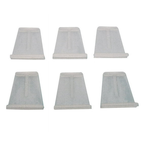 Spline Channel Pull Tabs, White (25-pack)