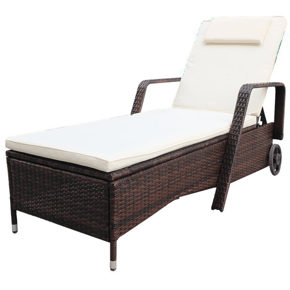 Splinter Wheel Sun Lounger (Set of 2)