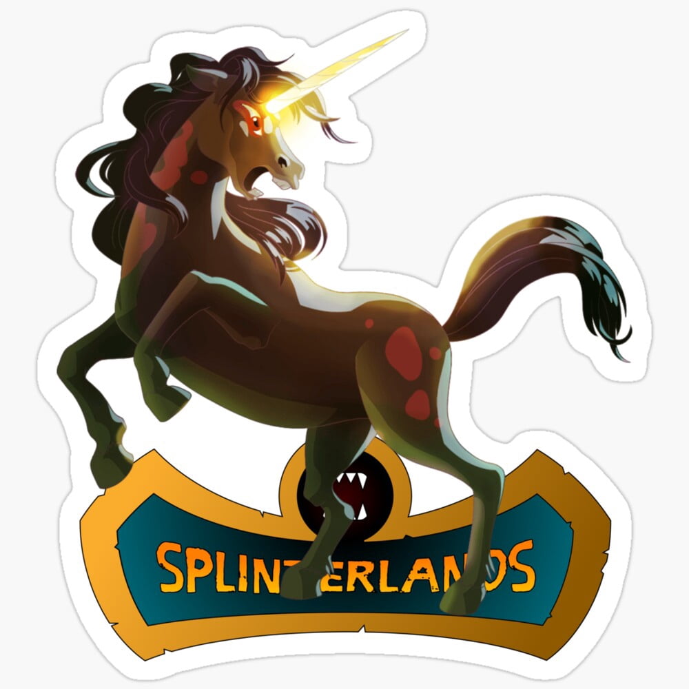 Splinterlands Unicorn Mustang Sticker Phone Decal Water Bottle Stickers ...
