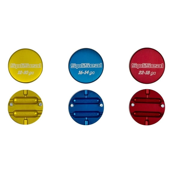 SpliSeal 22-10 AWG Dual Cavity Butt Connector Mould 3-Pack Weather & Corrosion Resistant