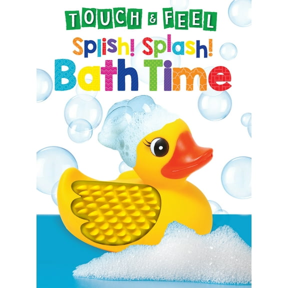 Splish! Splash! Bath Time - Touch and Feel Board Book - Sensory Board Book