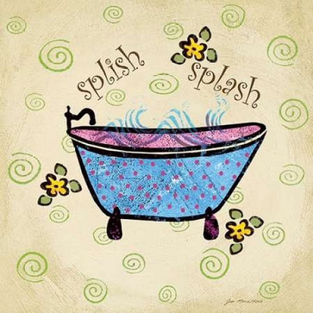 Splish Splash Canvas Art - Jo Moulton (24 x 24)