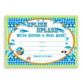 thumbnail image 1 of Splish Splash Pool Party Invitations Lime - 10 Invitations 10 Envelopes, 1 of 1